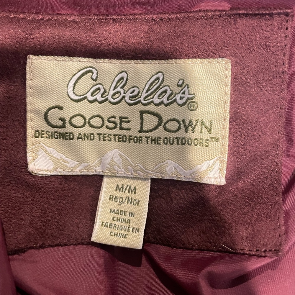 Womens Cabelas goose down jacket. Size M - Picture 12 of 14
